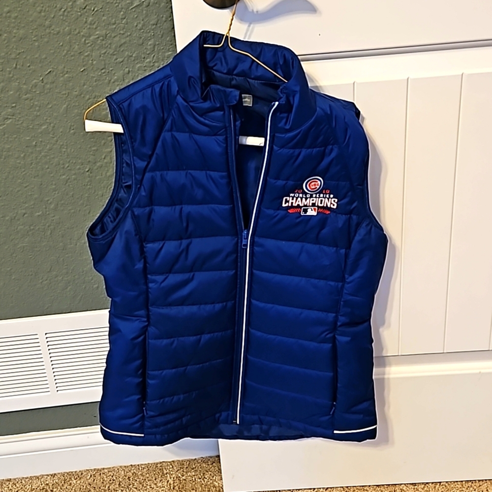 Cubs 2016 World Series puffer vest
